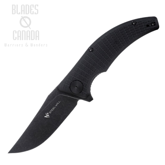 Steel Will Sargas Folding Knife, D2 Black, G10 Black, F60-08